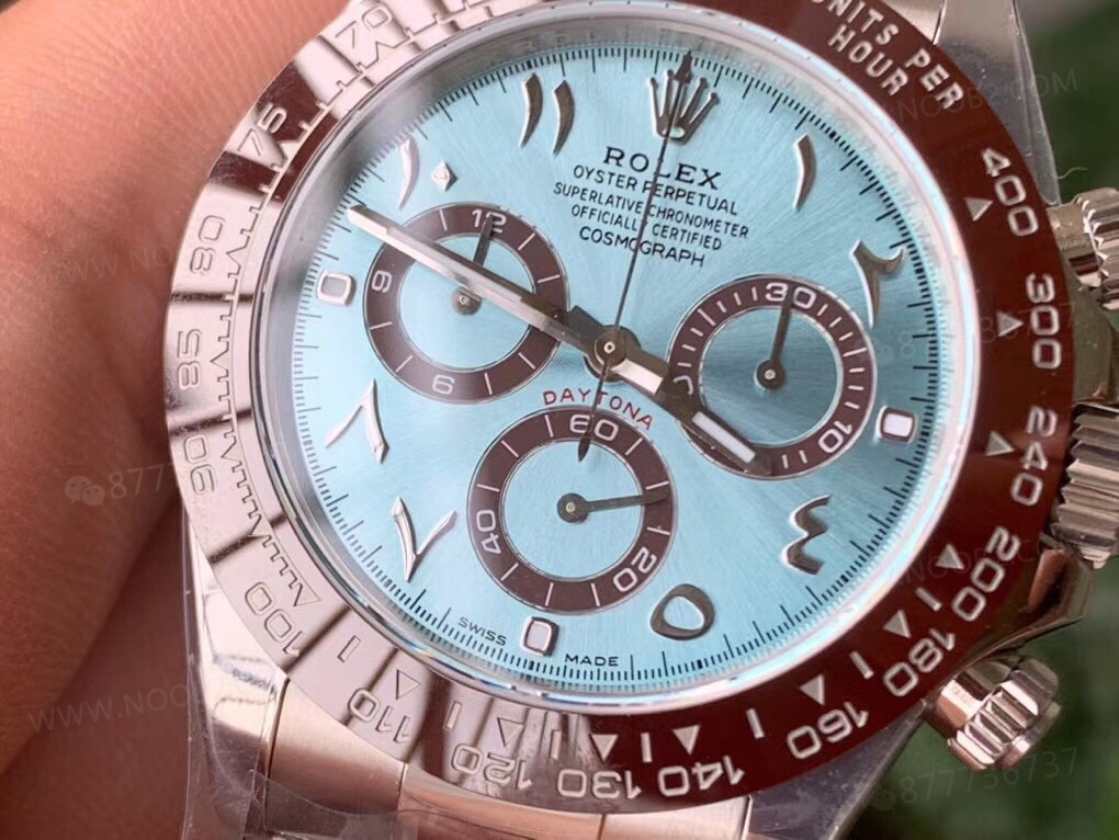 N Factory 4130 Rolex buz mavisi Daytona Orta Doğu Dubai limited edition saat incelemesi — 5. fotoğraf