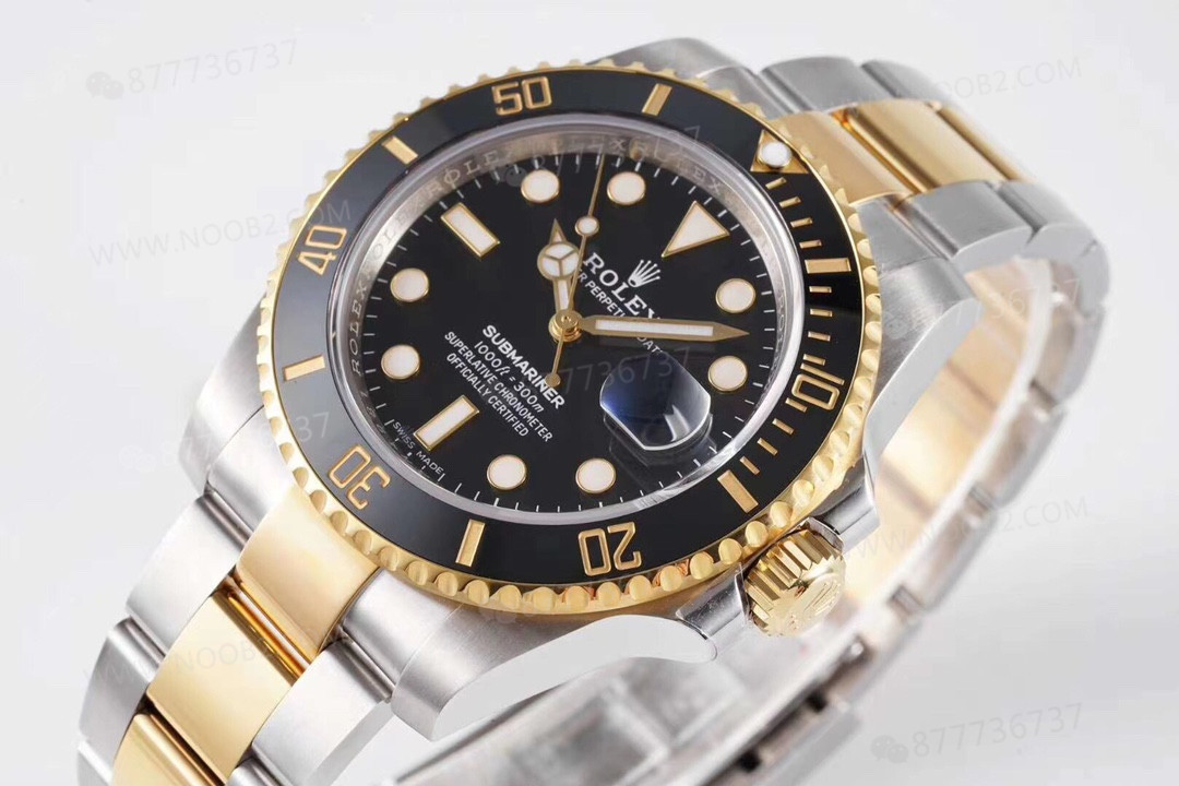 N Factory gençlik versiyonu Rolex iki renkli altın siyah Submariner iyi yapılmış mı? — 5. fotoğraf