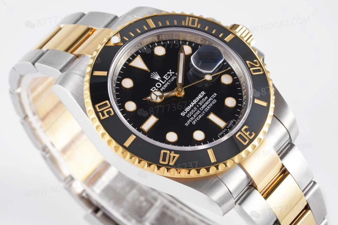 N Factory gençlik versiyonu Rolex iki renkli altın siyah Submariner iyi yapılmış mı? — 6. fotoğraf