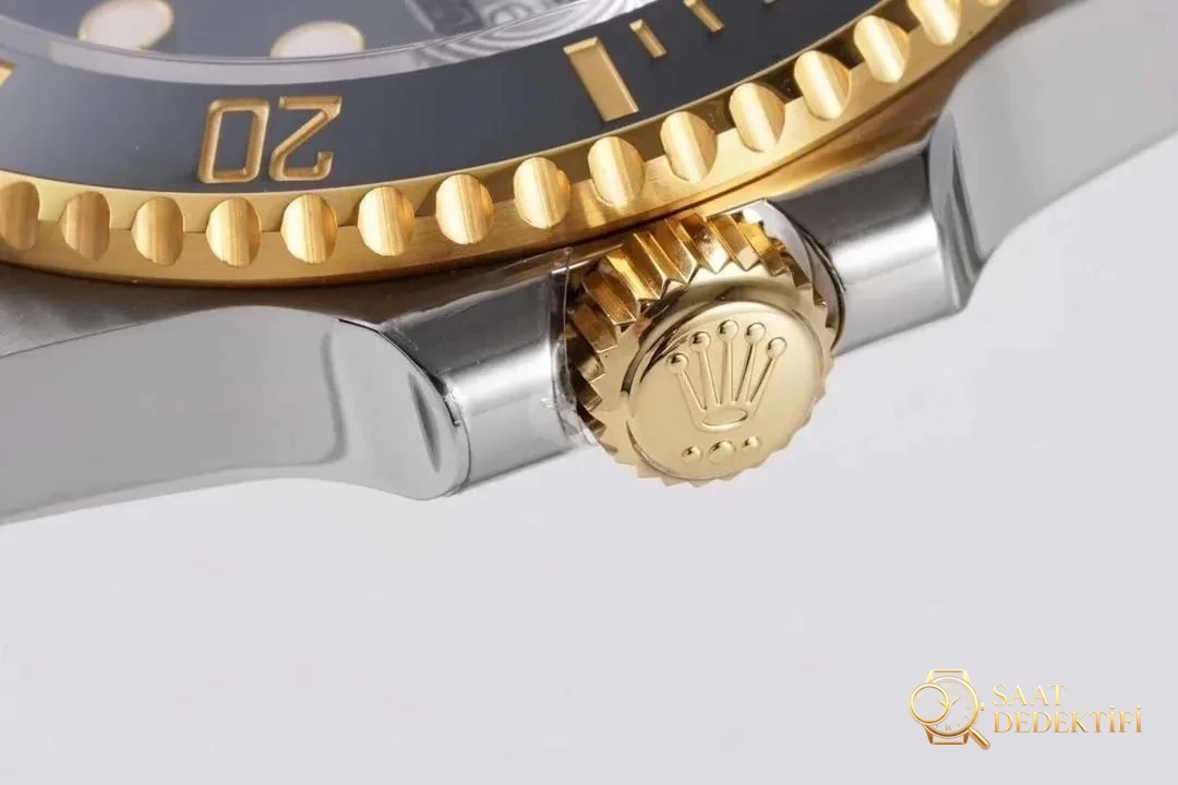 N Factory gençlik versiyonu Rolex iki renkli altın siyah Submariner iyi yapılmış mı? - Mekanizma Zemberek ve Balans Detayı