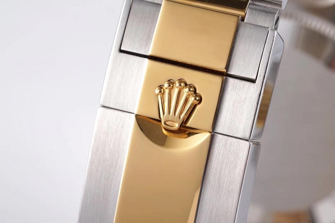 N Factory gençlik versiyonu Rolex iki renkli altın siyah Submariner iyi yapılmış mı? — 11. fotoğraf