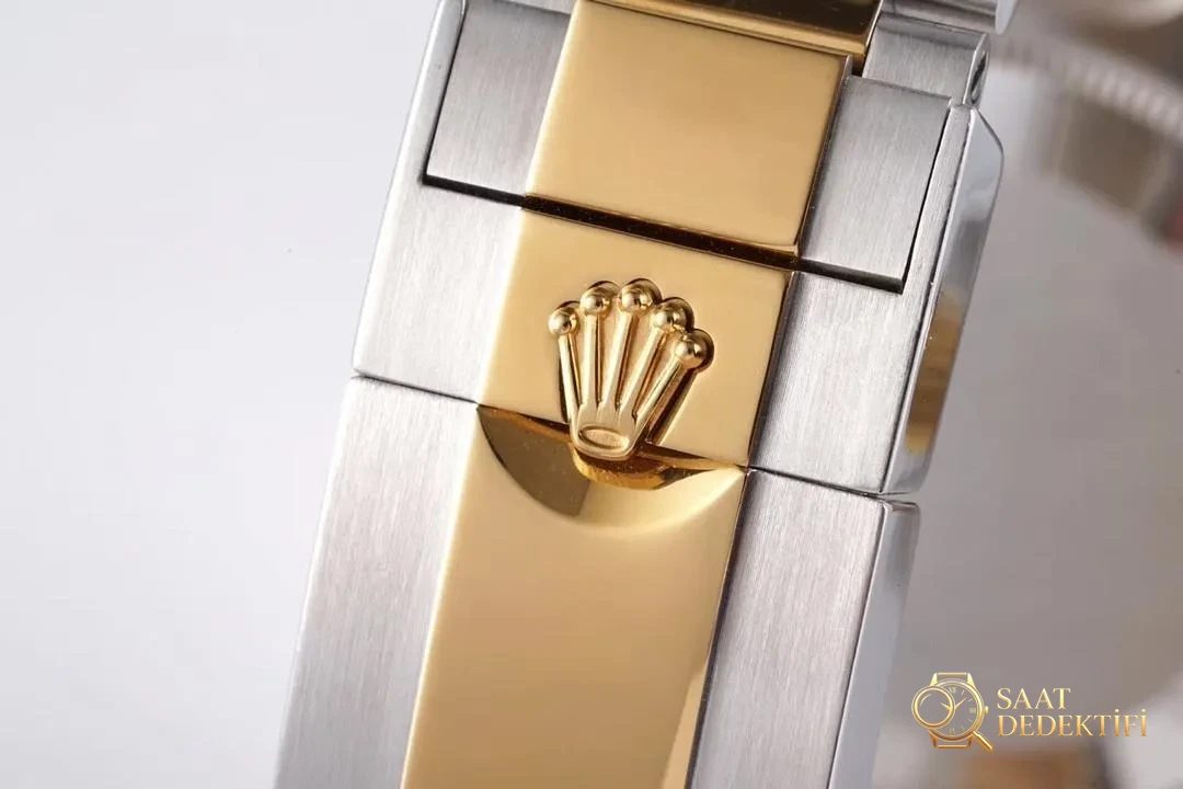 N Factory gençlik versiyonu Rolex iki renkli altın siyah Submariner iyi yapılmış mı? - Yan Profil ve Kordon Bağlantısı