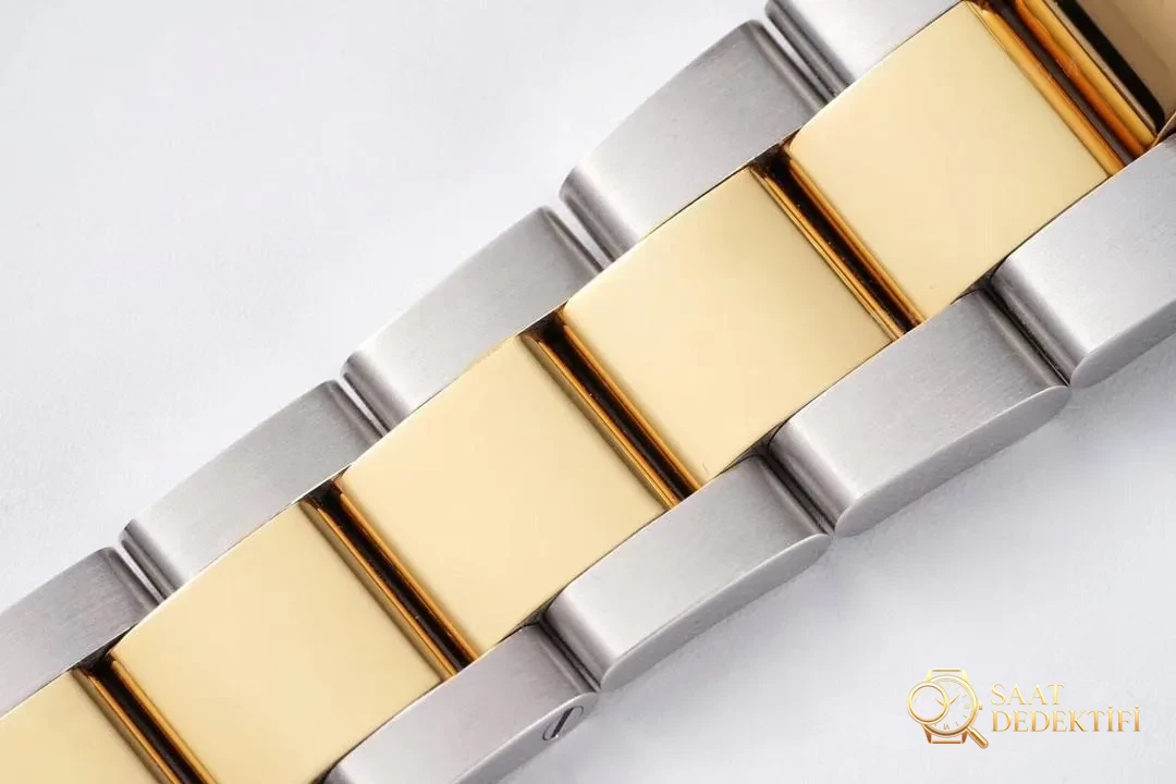 N Factory gençlik versiyonu Rolex iki renkli altın siyah Submariner iyi yapılmış mı? - Bilezik Bakla Ayrımı ve Pim Yapısı