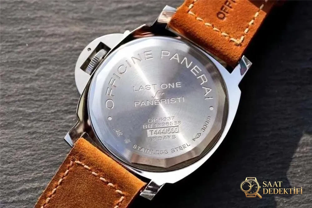 N Factory Panerai 00911 İşçilik İncelemesi - Arka Kapak ve Mekanizma Detayı