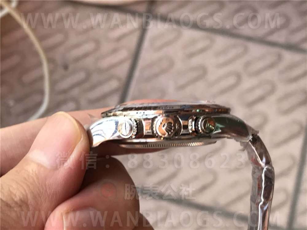 N Factory Rolex 4130 Daytona 116509 «Siyah Kadran Kırmızı Akrep-Yelkovan» İşçilik İncelemesi - 11.11 Stok Gerçek Çekim — 4. fotoğraf