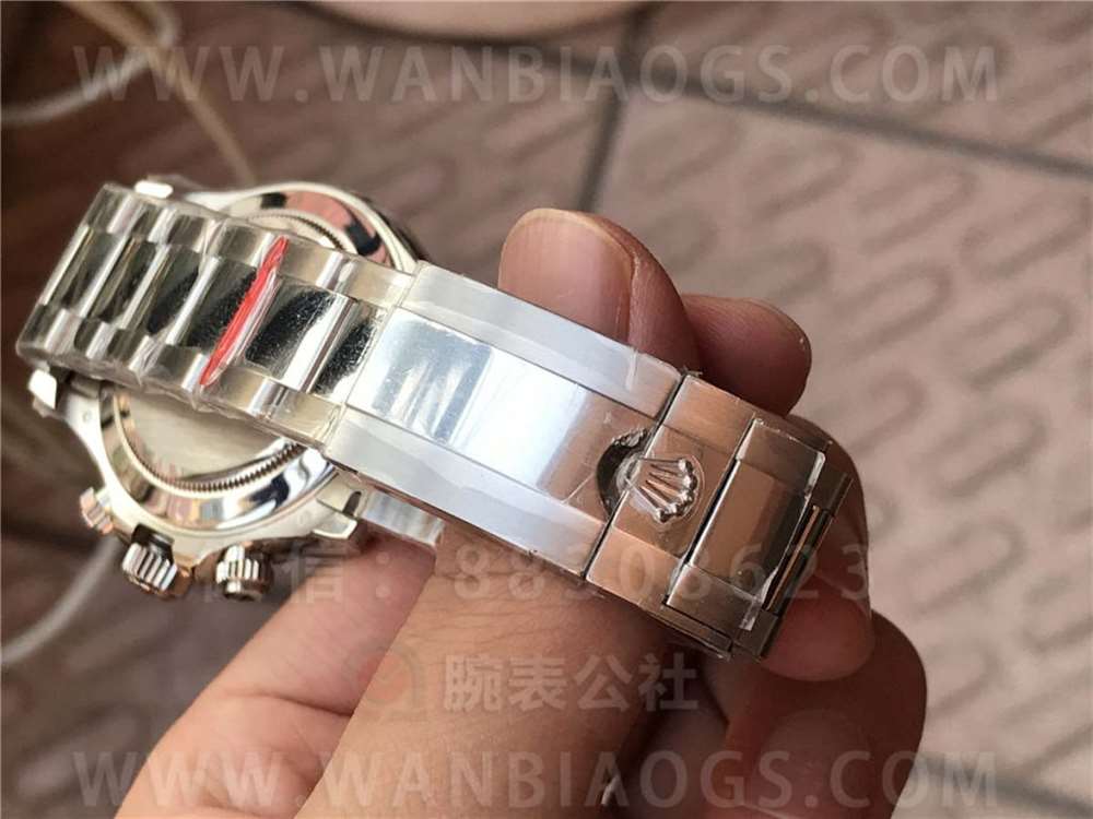 N Factory Rolex 4130 Daytona 116509 «Siyah Kadran Kırmızı Akrep-Yelkovan» İşçilik İncelemesi - 11.11 Stok Gerçek Çekim — 7. fotoğraf