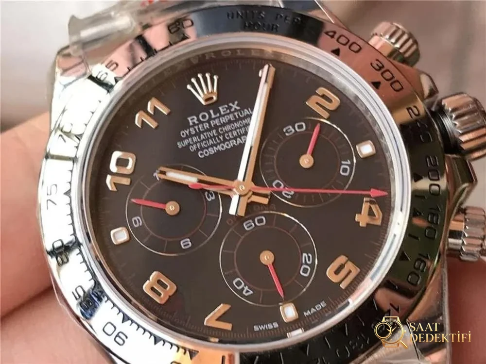 N Factory Rolex 4130 Daytona 116509 «Schwarzes Zifferblatt, rote Stunden- und Minutenzeiger» Bewertung der Verarbeitung – 11.11 Stock Real Shot – Gehäuse aus Stahl und Polierqualität