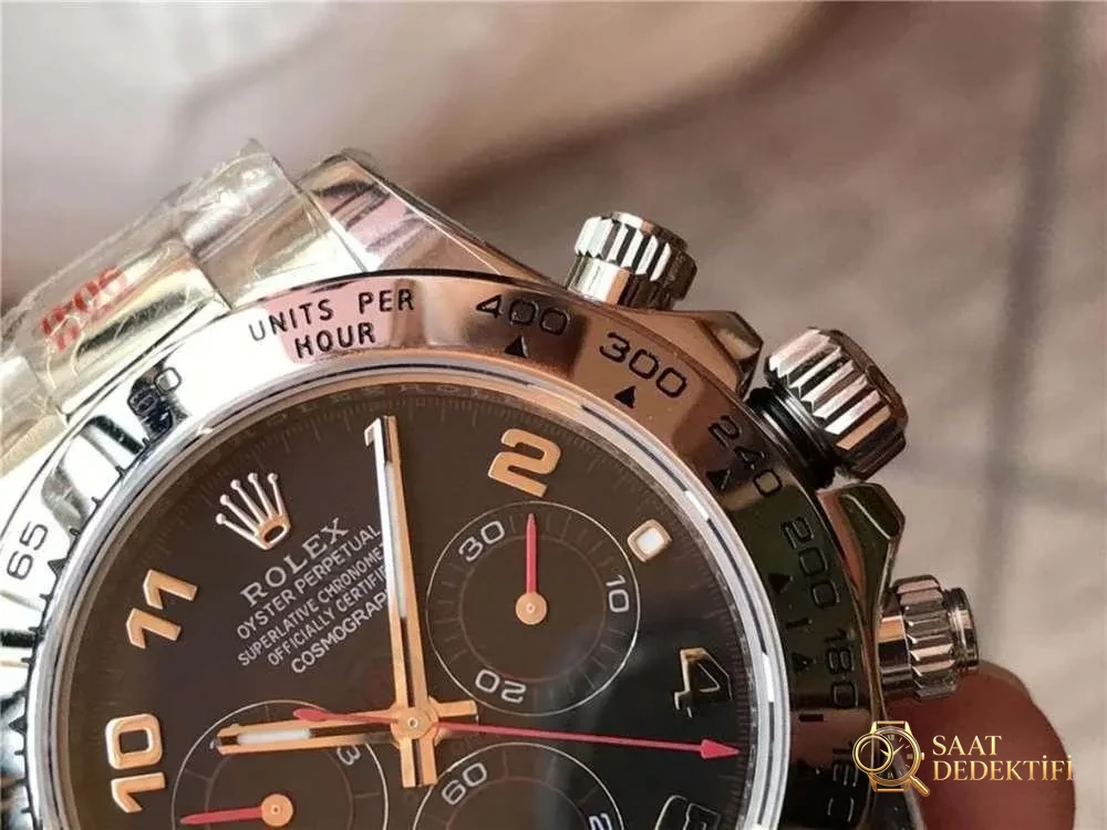 N Factory Rolex 4130 Daytona 116509 «Schwarzes Zifferblatt, rote Stunden- und Minutenzeiger» Überprüfung der Verarbeitung – 11.11 Stock Real Shot – Kronenschutz und Einstellfunktion
