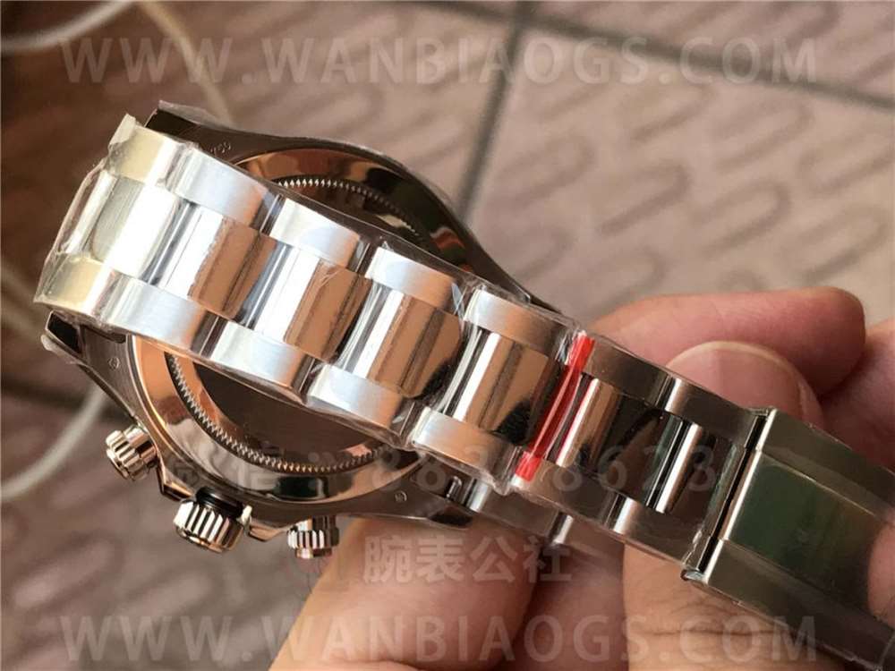 N Factory Rolex 4130 Daytona 116509 «Siyah Kadran Kırmızı Akrep-Yelkovan» İşçilik İncelemesi - 11.11 Stok Gerçek Çekim — 17. fotoğraf
