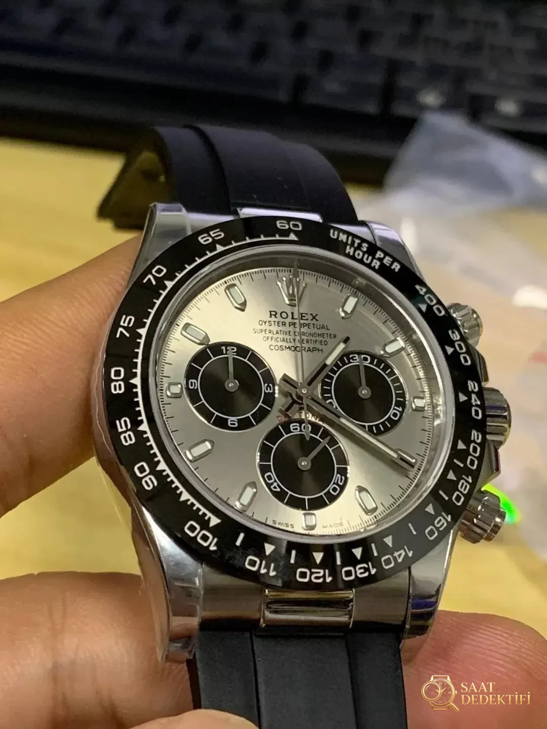 N Factory Rolex 4130 Daytona beyaz altın modelinin yepyeni V3 versiyonu
