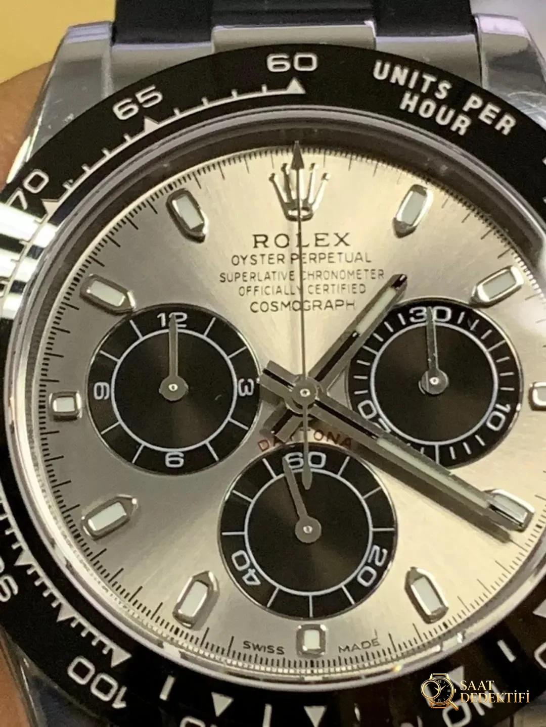N Factory Rolex 4130 Daytona beyaz altın modelinin yepyeni V3 versiyonu