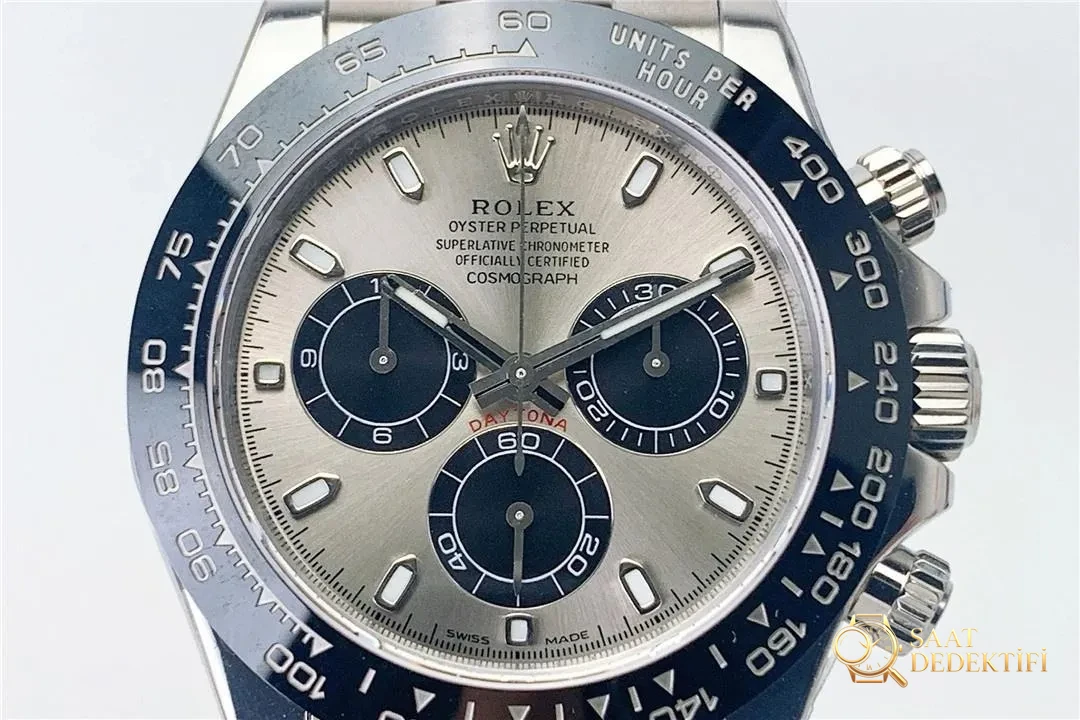 N Factory Rolex 4130 Daytona Grey Rubber Quelle est la version Daytona V5 ? - Profil de cas et examen de la Couronne