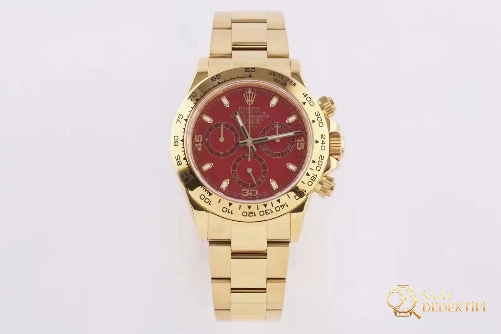 N Factory Rolex 4130 Daytona Kırmızı Ay (Blaken özel versiyonu) kaliteli mi? - Kadran Detayı ve Bezel İşçiliği