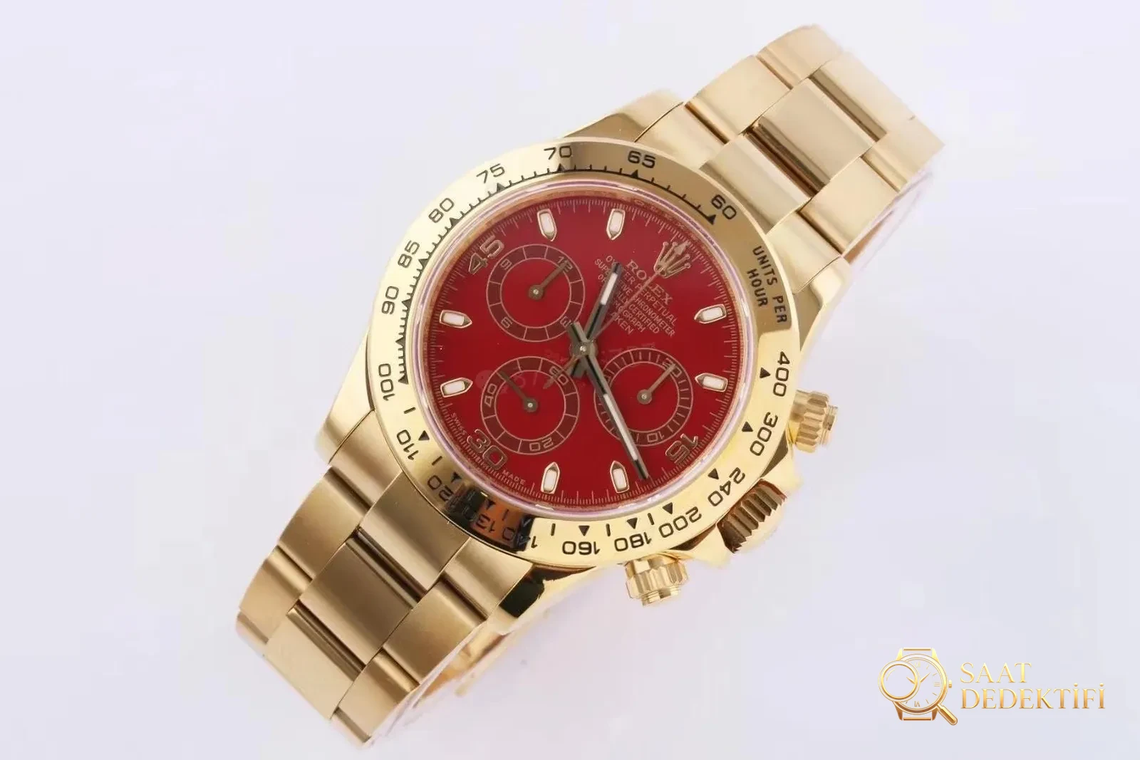 N Factory Rolex 4130 Daytona Kırmızı Ay (Blaken özel versiyonu) kaliteli mi? - Kasa Profili ve Kurma Kolu İncelemesi