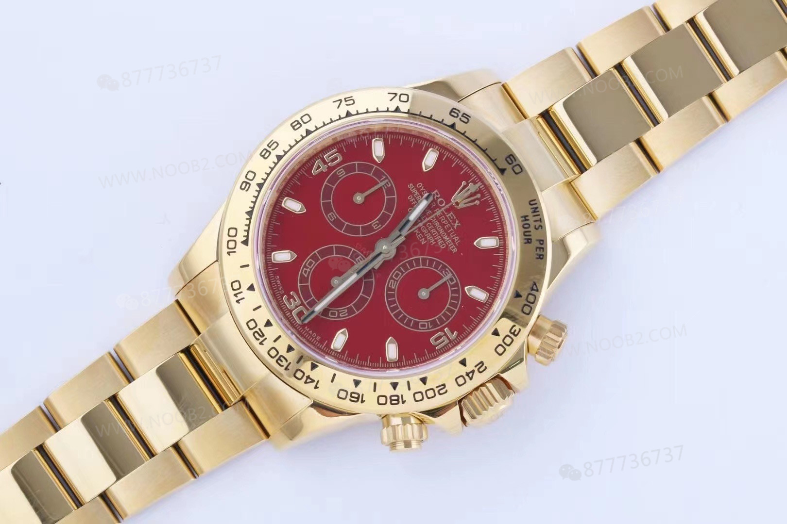 N Factory Rolex 4130 Daytona Kırmızı Ay (Blaken özel versiyonu) kaliteli mi? — 4. fotoğraf