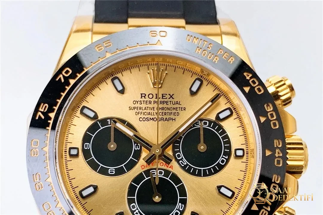 N Factory Rolex 4130 Shawn Yue altın Daytona ile orijinali arasında büyük fark var mı? - Arka Kapak ve Mekanizma Detayı