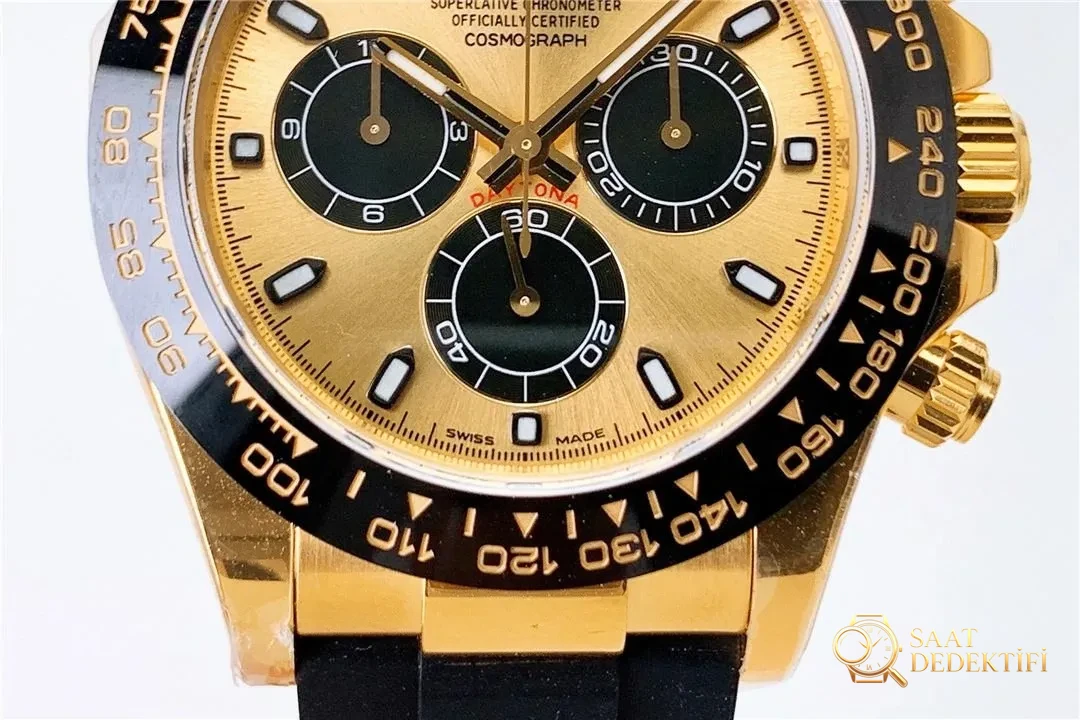 N Factory Rolex 4130 Shawn Yue altın Daytona ile orijinali arasında büyük fark var mı? - Bilezik, Toka ve Klips Mekanizması