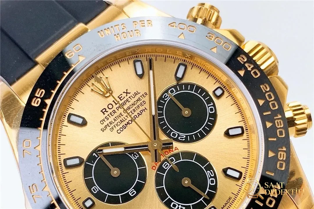 N Factory Rolex 4130 Shawn Yue altın Daytona ile orijinali arasında büyük fark var mı? - Makro Kadran ve İndeks İşçiliği