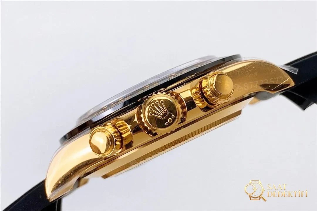 N Factory Rolex 4130 Shawn Yue altın Daytona ile orijinali arasında büyük fark var mı? - Fosfor ve Super-LumiNova Gece Görünümü
