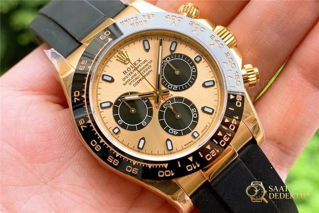 N Factory Rolex 4130 Shawn Yue altın Daytona ile orijinali arasında büyük fark var mı? - Tepe Koruması ve Ayar Fonksiyonu