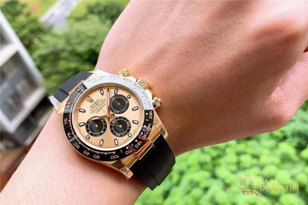 N Factory Rolex 4130 Shawn Yue altın Daytona ile orijinali arasında büyük fark var mı? - Bilezik Bakla Ayrımı ve Pim Yapısı