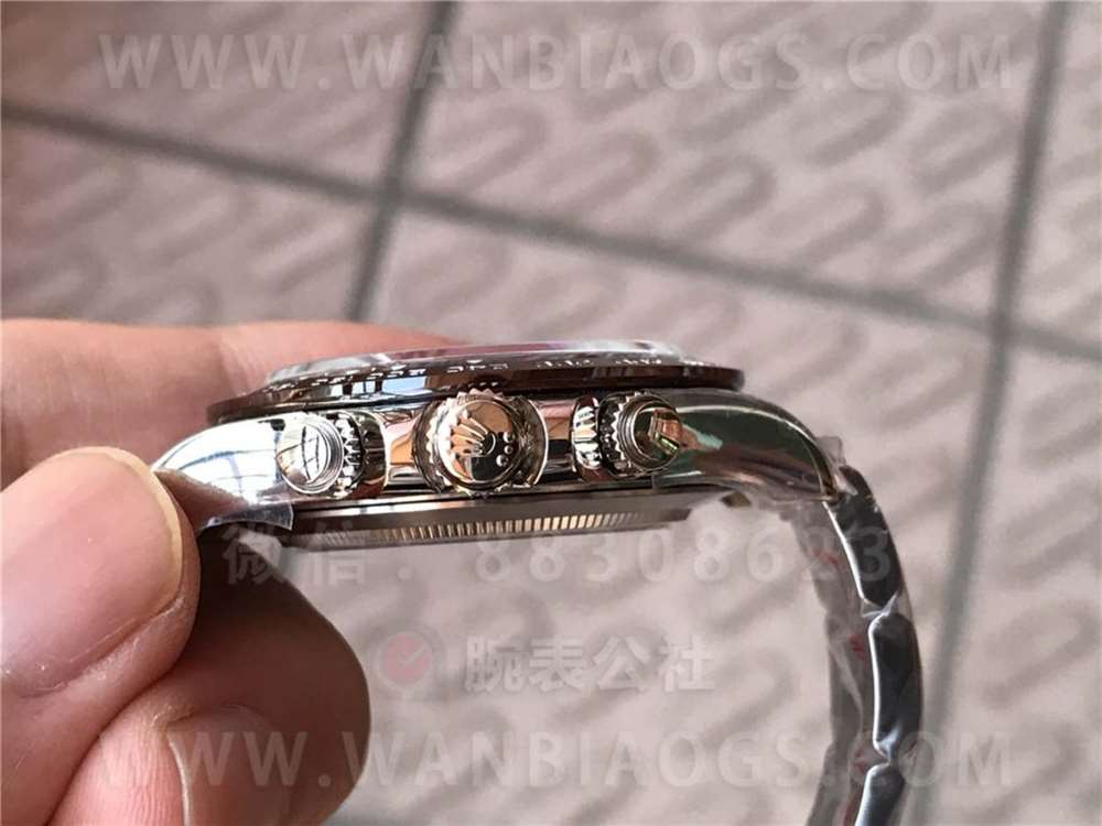 N Factory Rolex buz mavisi Daytona "4130 mekanizma" işçilik incelemesi - 11.11 stoktan gerçek çekim — 6. fotoğraf