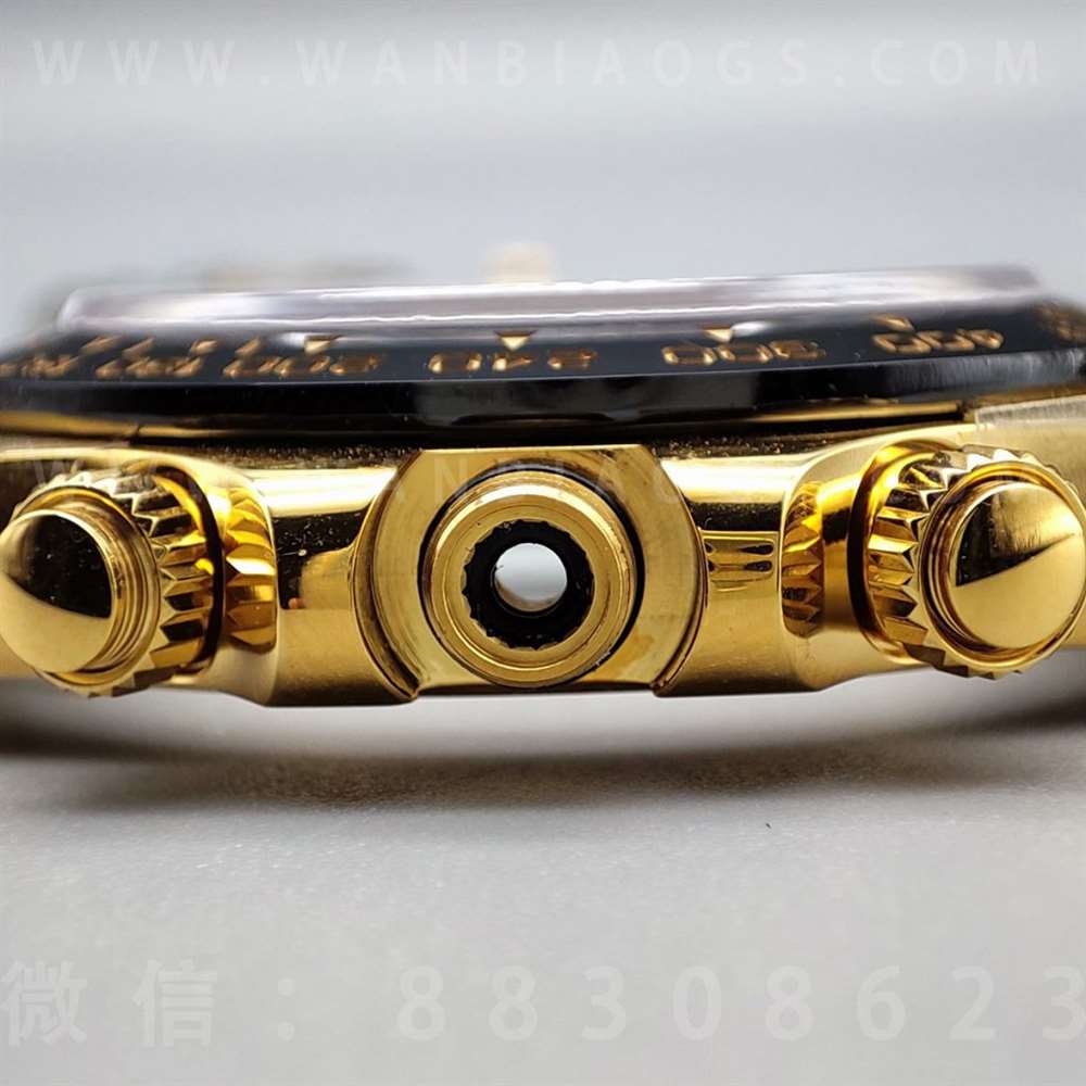N Factory Rolex Daytona «4130» Edison Chen model altın Daytona parça inceleme — 9. fotoğraf