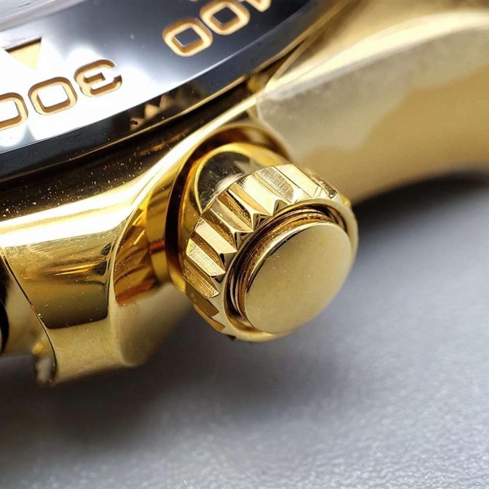 N Factory Rolex Daytona «4130» Edison Chen model altın Daytona parça inceleme — 10. fotoğraf