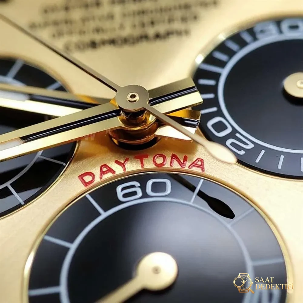 N Factory Rolex Daytona «4130» Edison Chen model altın Daytona parça inceleme - Kordon Bakla Esnekliği ve Pim Yuvaları