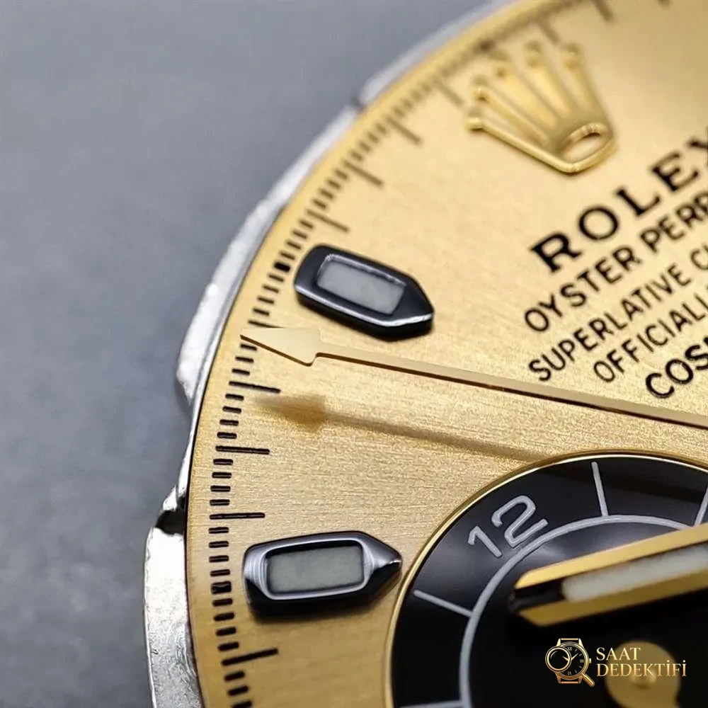 N Factory Rolex Daytona «4130» Edison Chen model altın Daytona parça inceleme - Kasa Köşe Kesimleri ve Pah Kırma Hatları