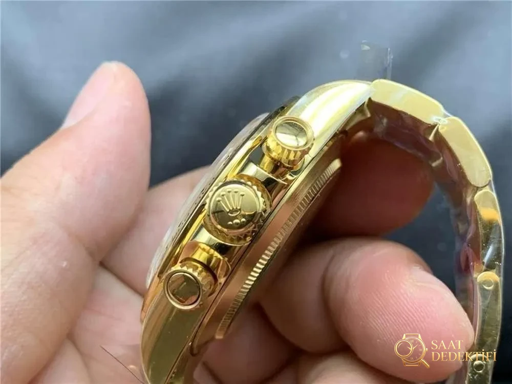 N Factory Rolex Daytona 4130 mekanizmalı «Yeşil-Altın Daytona» işçilik incelemesi - Balans Çarkı ve Zemberek Aksamı
