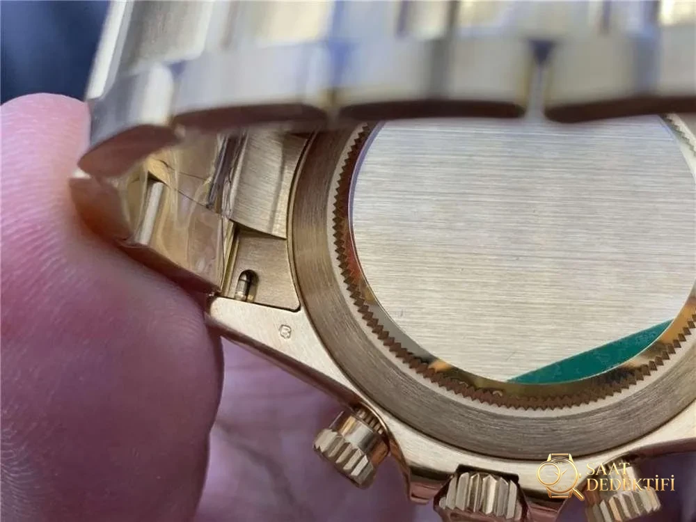 N Factory Rolex Daytona 4130 mekanizmalı «Yeşil-Altın Daytona» işçilik incelemesi - Takimetre Skalası ve Baskı Keskinliği