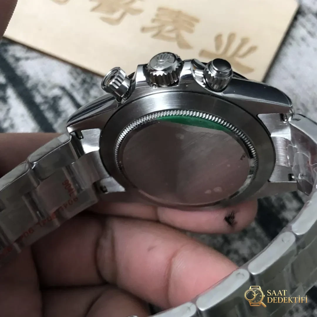 N Factory Rolex Panda Daytona V3 Versiyonu 4130 Mekanizmalı 904 Çelik - Bilezik, Toka ve Klips Mekanizması
