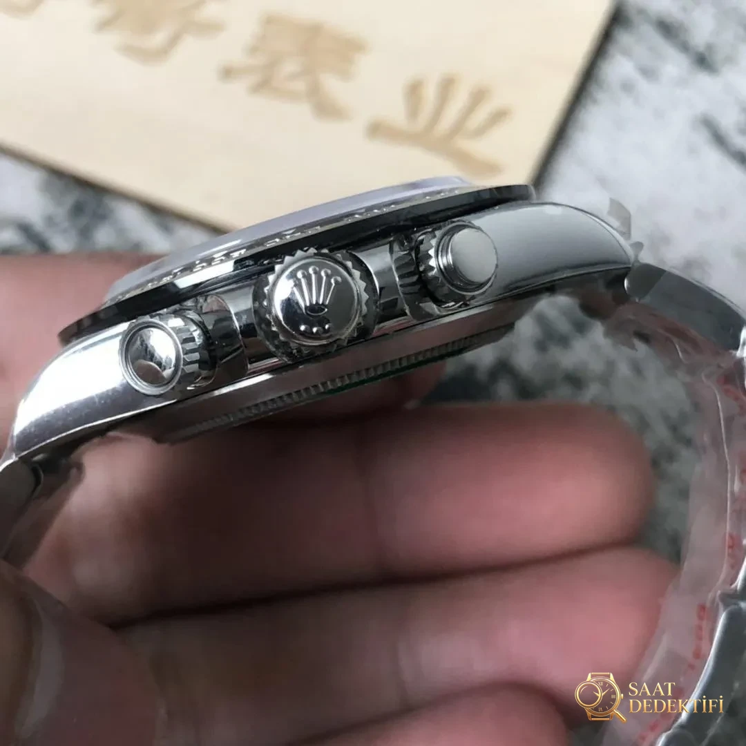 N Factory Rolex Panda Daytona V3 Versiyonu 4130 Mekanizmalı 904 Çelik - Makro Kadran ve İndeks İşçiliği