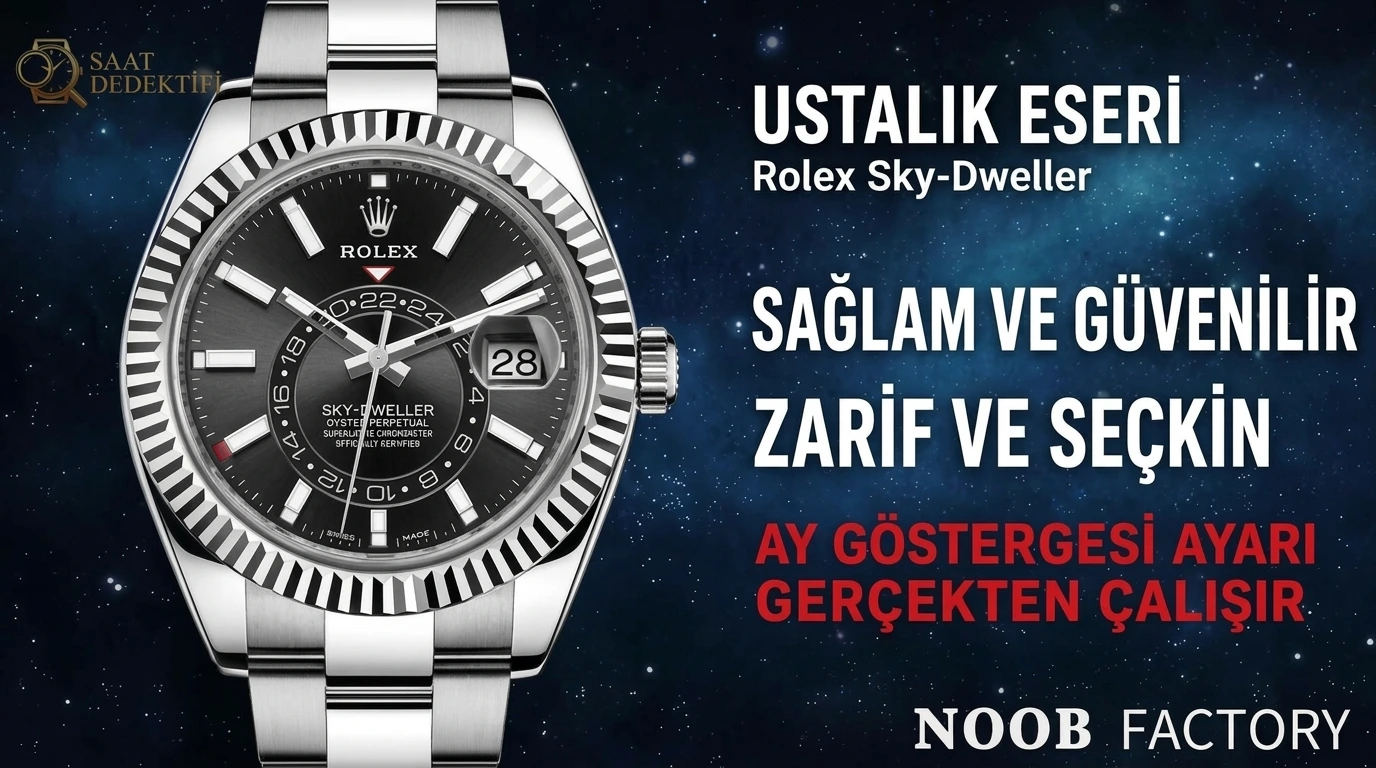 Rolex Sky-Dweller M326934-0005 Noob Factory İncelemesi - Ön Görünüm ve Kasa Tasarımı