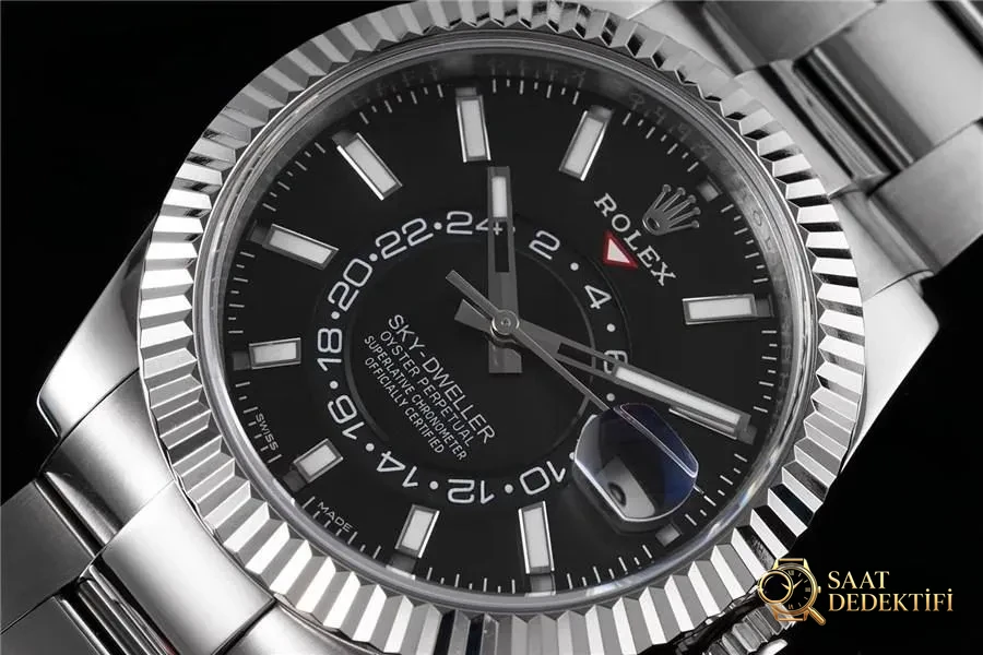 N Factory Rolex Sky-Dweller Serisi m326934-0005 - Arka Kapak ve Mekanizma Detayı