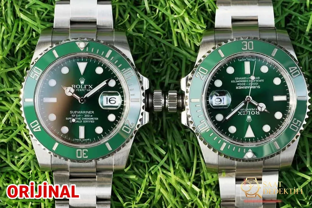 Karşılaştırmalı inceleme: N Factory Genç Sürüm Rolex Submariner serisi 116610LV-97200 yeşil kadran kol saati (Yeşil Su Hayaleti) - Tepe Kilit Mekanizması ve Conta Yapısı