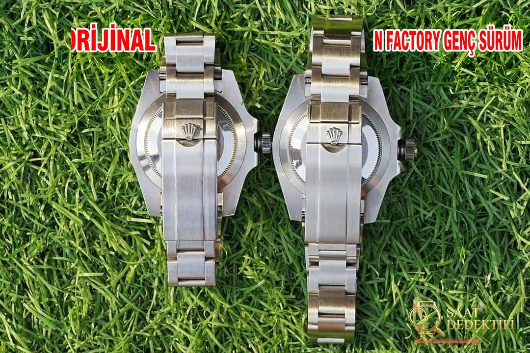 Karşılaştırmalı inceleme: N Factory Genç Sürüm Rolex Submariner serisi 116610LV-97200 yeşil kadran kol saati (Yeşil Su Hayaleti) - Balans Çarkı ve Zemberek Aksamı