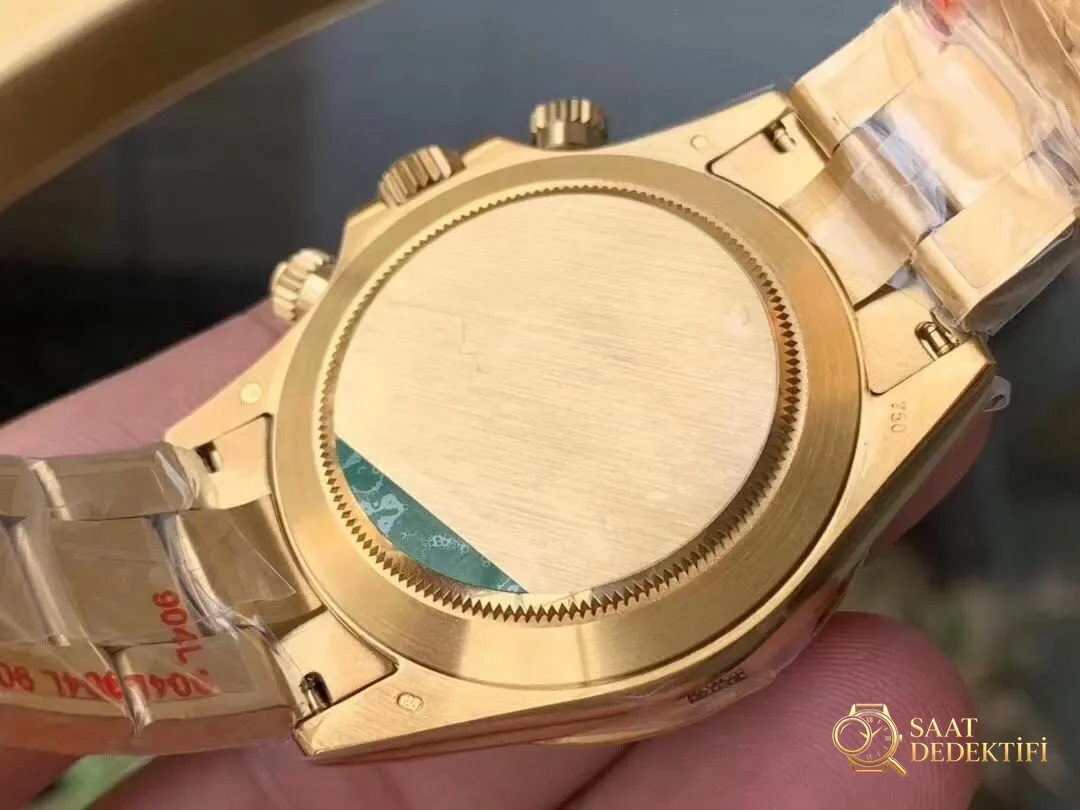 N Factory Rolex yeşil-altın Daytona 4130 mekanizmalı V3 versiyonu - Bilekte Duruş ve Kasa Orantısı