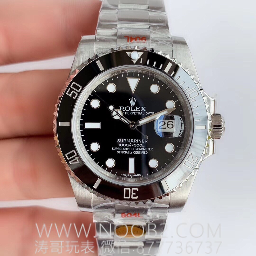 N Factory V10 versiyonu detaylı inceleme: Rolex Submariner yeşil su hayaleti siyah su hayaleti 11610 — 4. fotoğraf
