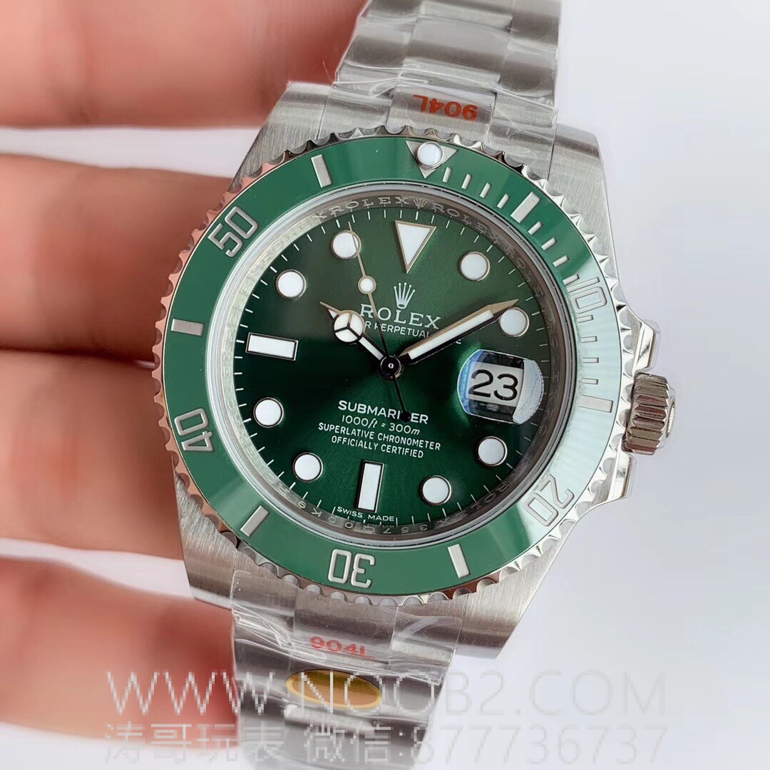 N Factory V10 versiyonu detaylı inceleme: Rolex Submariner yeşil su hayaleti siyah su hayaleti 11610 — 13. fotoğraf