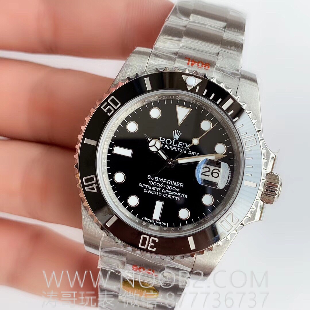 N Factory V10 versiyonu detaylı inceleme: Rolex Submariner yeşil su hayaleti siyah su hayaleti 11610 — 14. fotoğraf