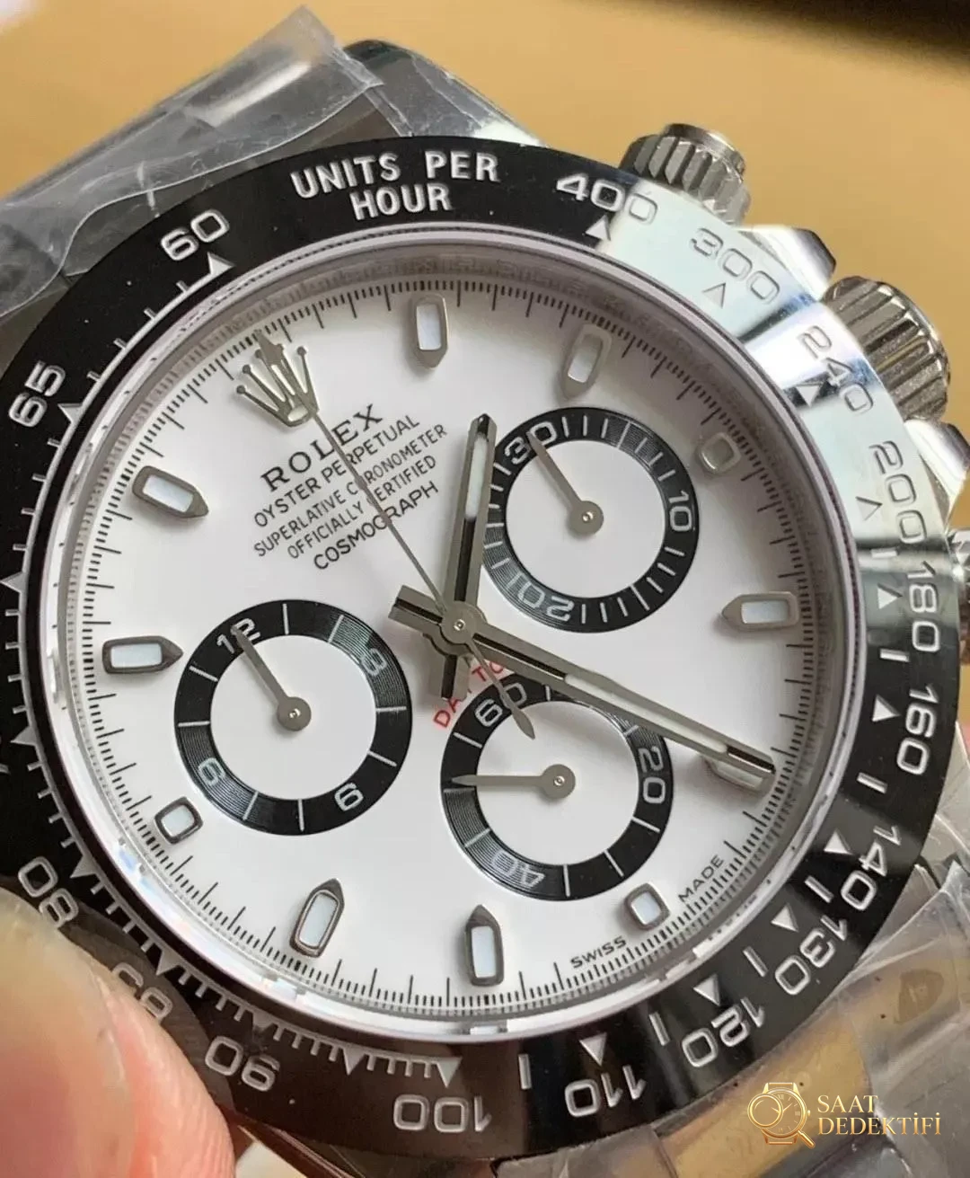 N Factory V2 Versiyonu Rolex Daytona Panda: 904 Çelik, 4130 Mekanizma ve Göze Daha Hoş Gelen Tali Kadranlar - Bilezik, Toka ve Klips Mekanizması