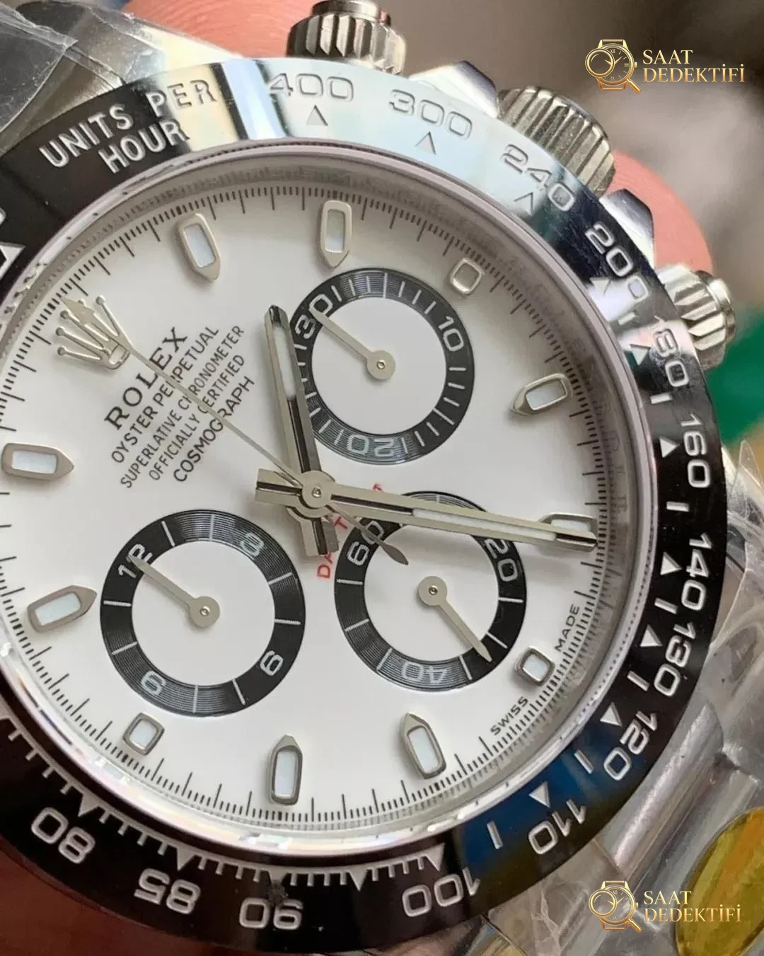 N Factory V2 Versiyonu Rolex Daytona Panda: 904 Çelik, 4130 Mekanizma ve Göze Daha Hoş Gelen Tali Kadranlar - Klips Kilidi ve Lazer Damgalar