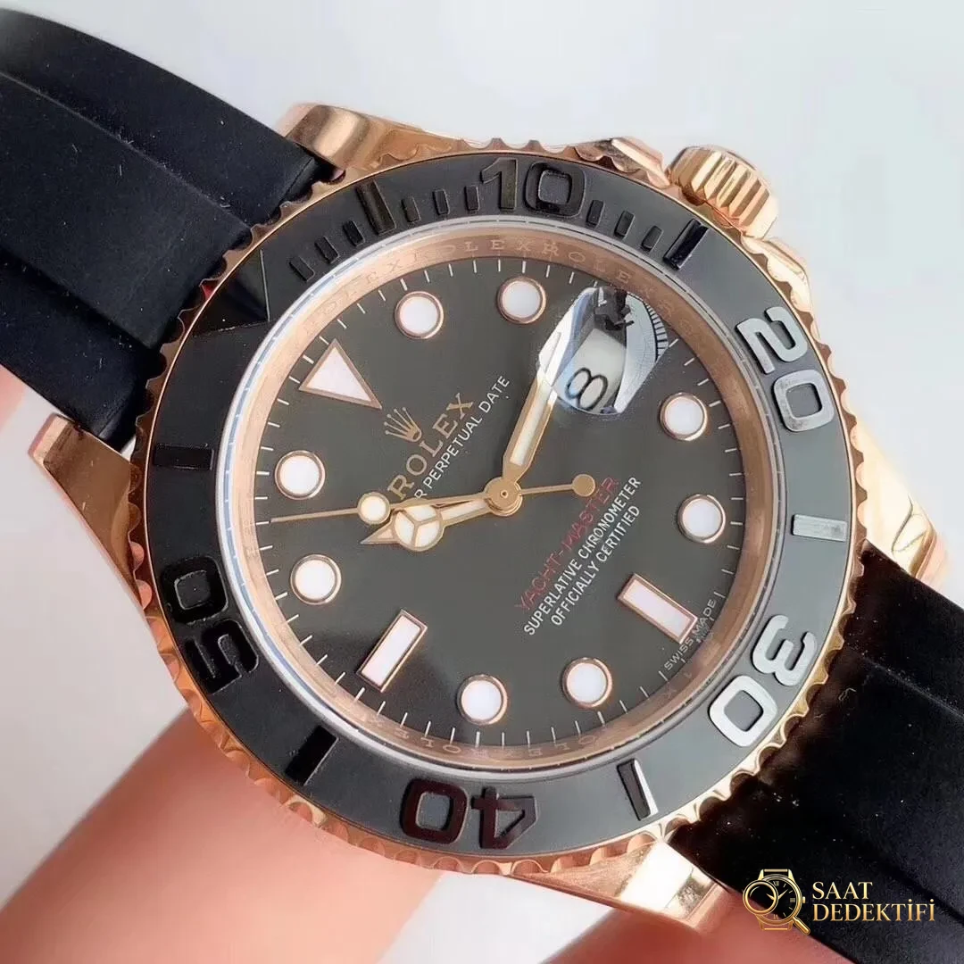 N Factory V8 Rolex Altın Yacht-Master rengi solar mı? En üst versiyon mu? - Arka Kapak ve Mekanizma Detayı