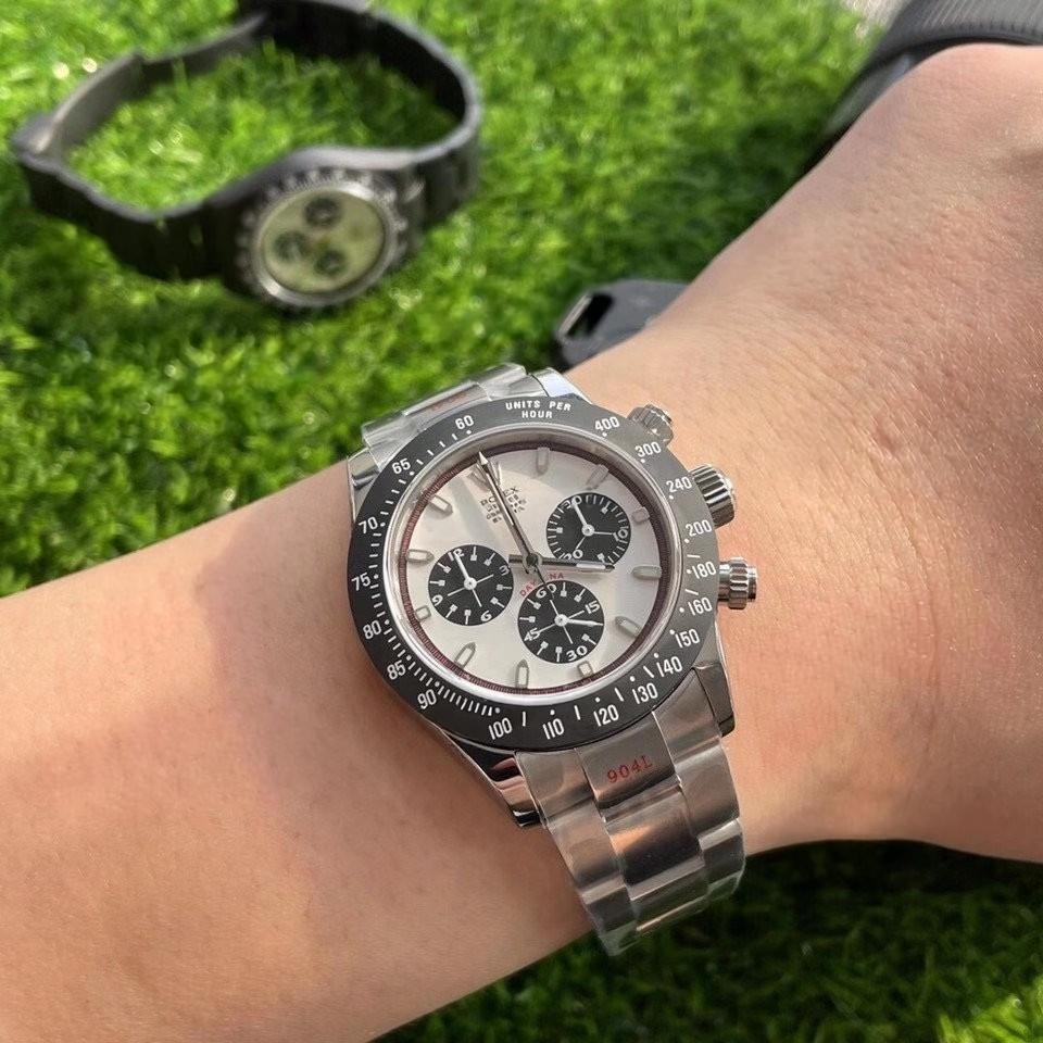 N Factory ve IPK Ortaklığıyla Özel Üretim Rolex Daytona Paul Newman Blaken Replika Saat — 2. fotoğraf