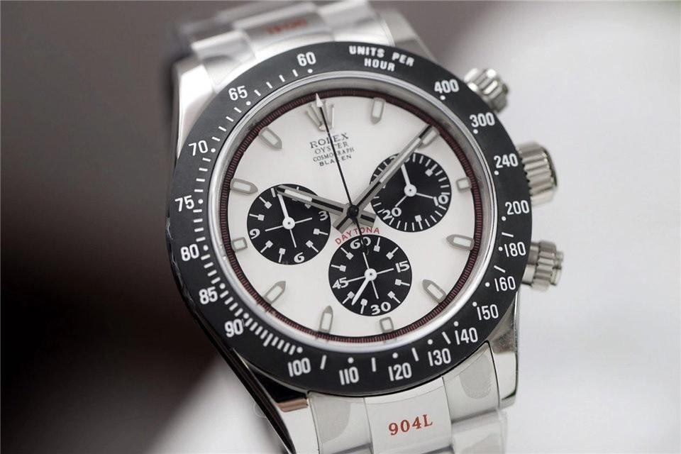 N Factory ve IPK Ortaklığıyla Özel Üretim Rolex Daytona Paul Newman Blaken Replika Saat — 6. fotoğraf