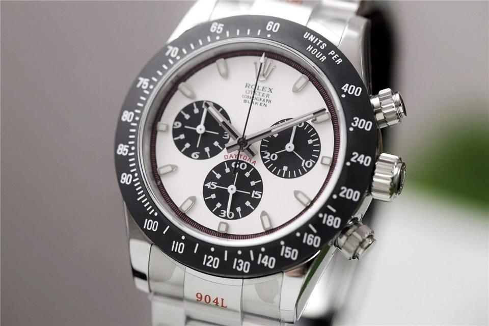 N Factory ve IPK Ortaklığıyla Özel Üretim Rolex Daytona Paul Newman Blaken Replika Saat — 7. fotoğraf