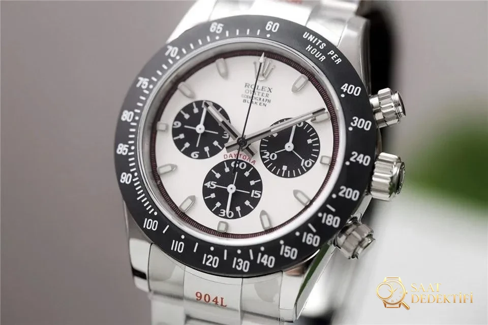 Sonderedition der Rolex Daytona Paul Newman Blaken Replica-Uhr in Zusammenarbeit mit N Factory und IPK – Schließe und Laserstempel