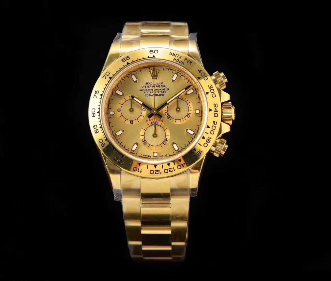 N Factory Yeni Rolex Daytona Yeşil-Altın 4130 Mekanizmalı 116508 Replika Saat İncelemesi — 2. fotoğraf